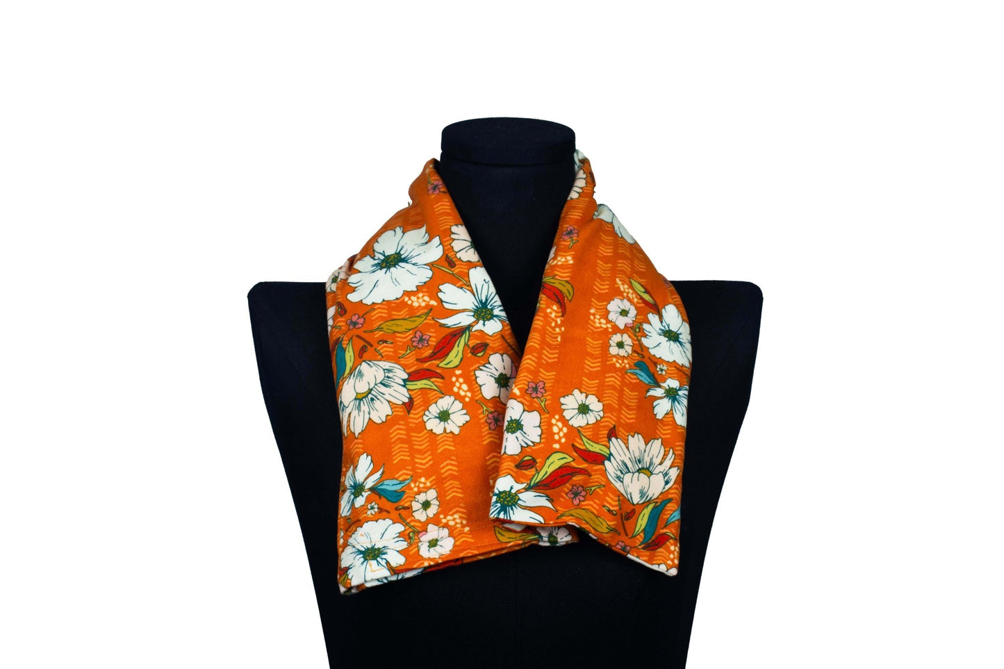 Pure Botanical's Organic Heated & Cooling Neck Wrap, With Removeable Outer Cover In Autumn Bouquet