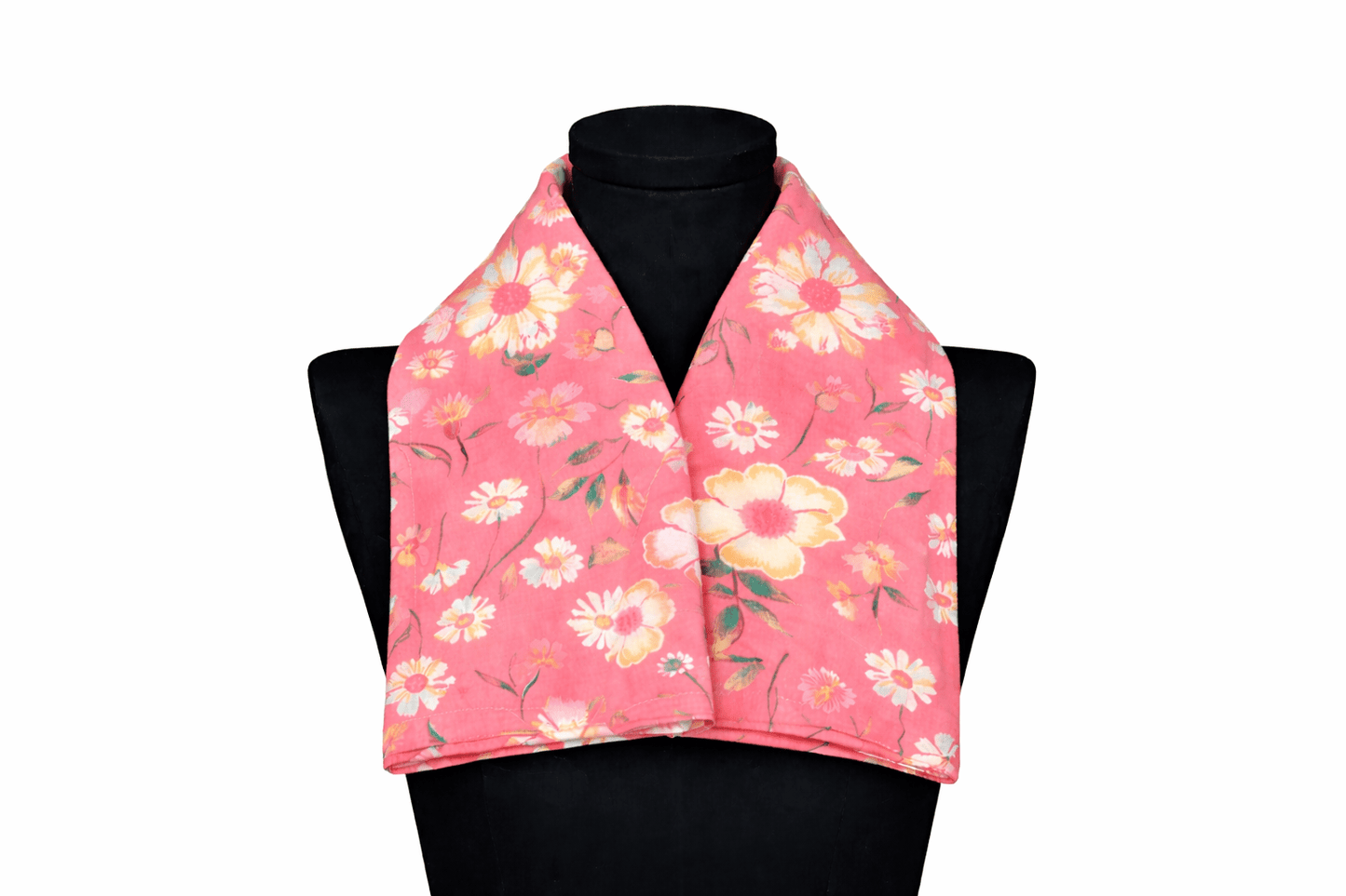 Pure Botanical's Organic Heated & Cooling Neck Wrap, With Removeable Outer Cover In Perennial Printemps