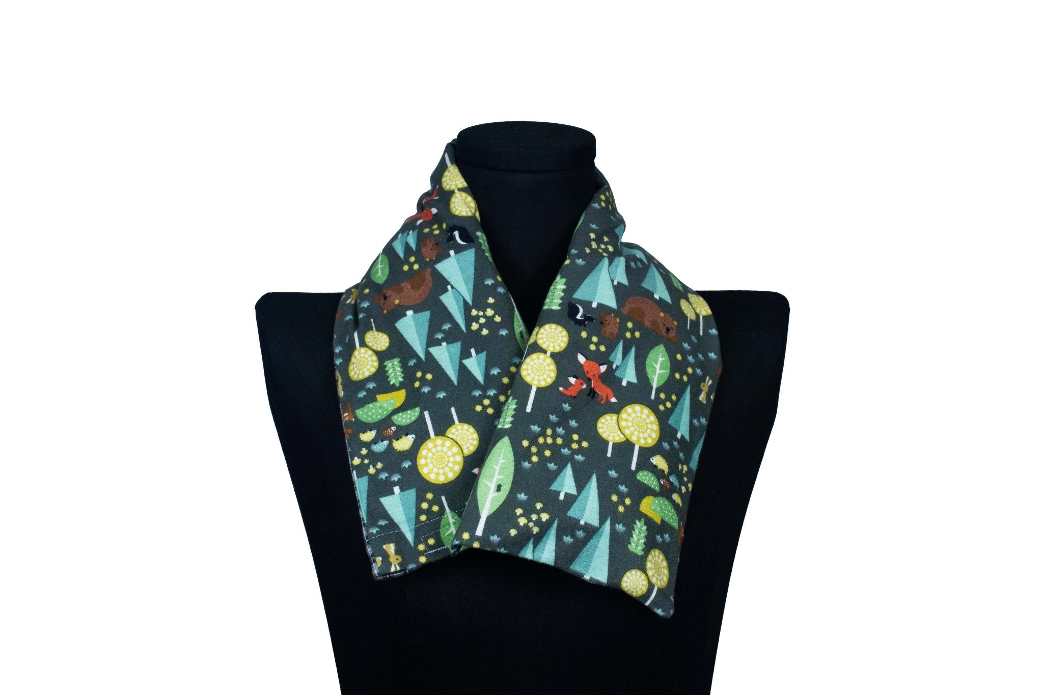 Pure Botanical's Organic Heated & Cooling Neck Wrap, With Removeable Outer Cover In A Walk in the Woodlands