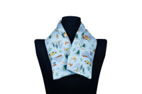 Pure Botanical's Organic Heated & Cooling Neck Wrap, With Removeable Outer Cover In Camp Woodlands