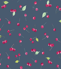 Pure Botanical's Organic Heated & Cooling Neck Wrap, With Removeable Outer Cover In Cherry Picking - Cotton Knit