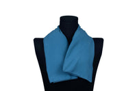 Pure Botanical's Organic Heated & Cooling Neck Wrap, With Removeable Outer Cover In Denim Blue