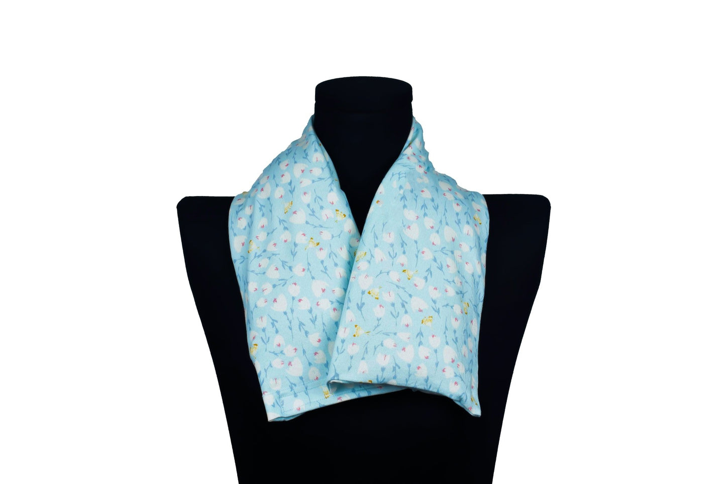 Pure Botanical's Organic Heated & Cooling Neck Wrap, With Removeable Outer Cover In Discovered Rosewood