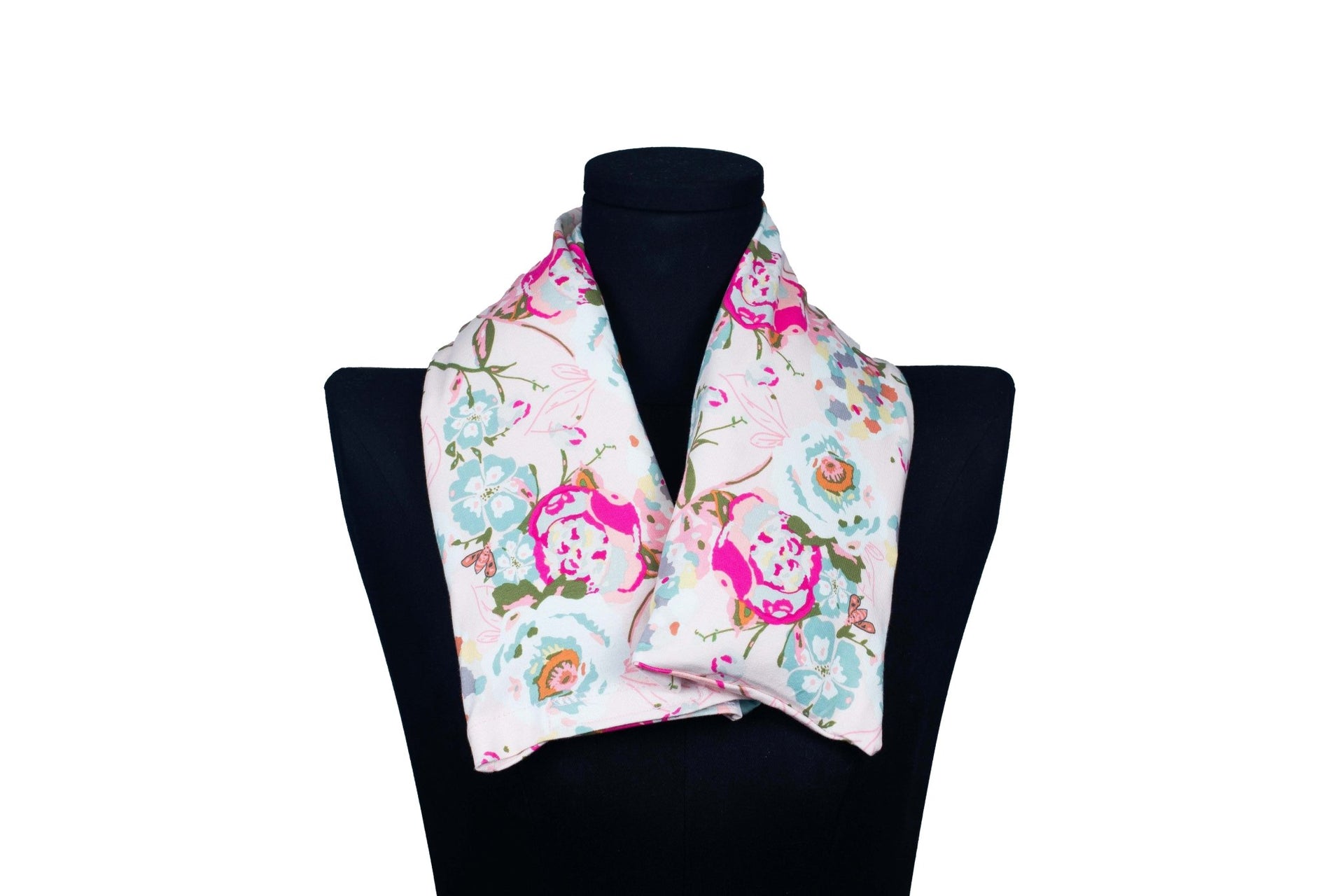 Pure Botanical's Organic Heated & Cooling Neck Wrap, With Removeable Outer Cover In Garden Rocket Bachelorette