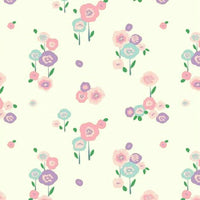 Pure Botanical's Organic Heated & Cooling Neck Wrap, With Removeable Outer Cover In Sweet Florets Violet